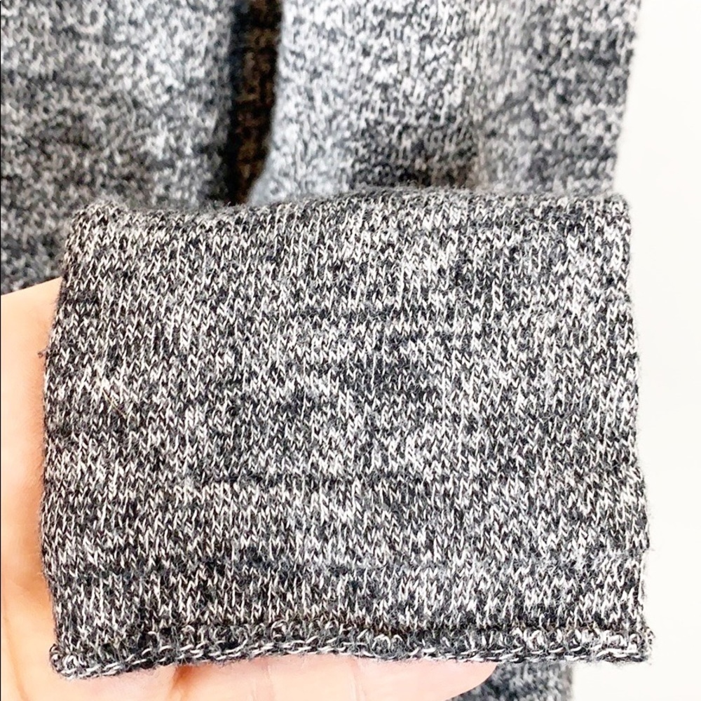 Zara Knit Gray Marled Boatneck Sweater w Pockets! - Picture 4 of 6